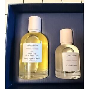 Laura Mercier Ambre Vanille Luxe 2 Pc Body Collection gift set